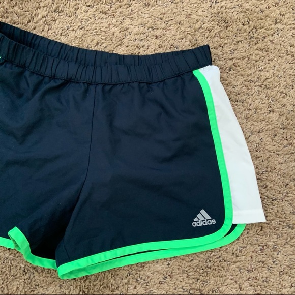 Adidas Blue Green Athletic Shorts Size Small - Picture 3 of 5
